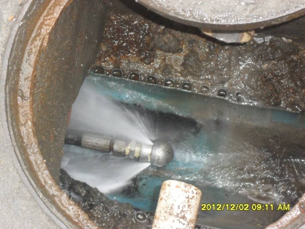 龙华山办事处污水管道高压清洗